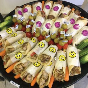 Mini Gyro Platter - Chicken & Pork